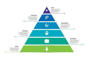 Abstract arrows of graph, diagram with 6 steps, options, parts or processes. business template for presentation vector