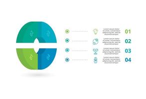 3D infographic pyramid, or comparison chart with 4 colorful levitating layers. The concept of levels or stages of a business project. Realistic infographic design template. vector