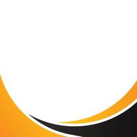 Blank business background curved gradient stripes vector