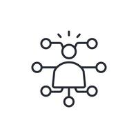 Affiliate icon. .Editable stroke.linear style sign for use web design,logo.Symbol illustration. vector