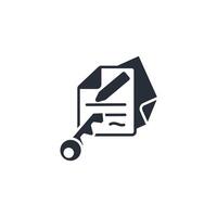 Keyword icon. .Editable stroke.linear style sign for use web design,logo.Symbol illustration. vector