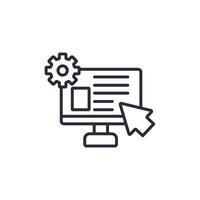 user interface icon. .Editable stroke.linear style sign for use web design,logo.Symbol illustration. vector