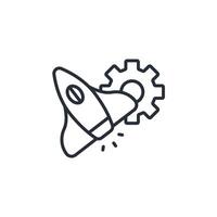 Optimization icon. .Editable stroke.linear style sign for use web design,logo.Symbol illustration. vector