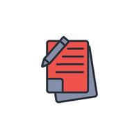 content icon. .Editable stroke.linear style sign for use web design,logo.Symbol illustration. vector