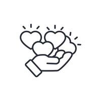 social media icon. .Editable stroke.linear style sign for use web design,logo.Symbol illustration. vector