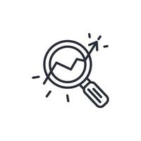 SEO icon. .Editable stroke.linear style sign for use web design,logo.Symbol illustration. vector