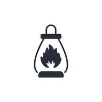 Lantern icon. .Editable stroke.linear style sign for use web design,logo.Symbol illustration. vector