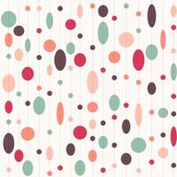 Summer holiday seamless pattern of hanging garlands of oval multicolored elements vector