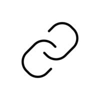 Link symbol icon vector