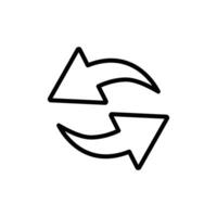 Refresh, Reload icon vector
