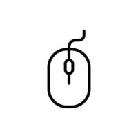 computer mouse icon vector