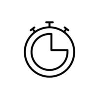 Timer, stopwatch symbol icon vector