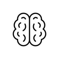 brain icon. brain symbol vector