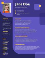 Tech Internship Resume Template