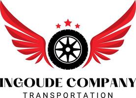 tyre company logo design vector