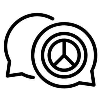 chat line icon vector