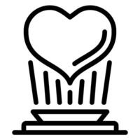 hologram line icon vector
