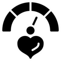 performance glyph icon vector