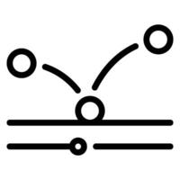 animation line icon vector