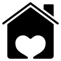 home glyph icon vector