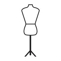 diseño de icono de maniquí vector