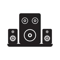 sound system logo vector