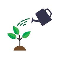 irrigation system or plant watering icon. vector