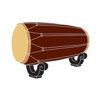 Kendang icon desain vector