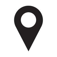 location point icon design vector