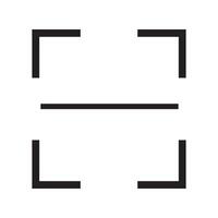 fulll screen mode icon vector