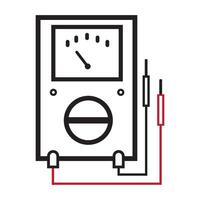 digital multimeter icon vector