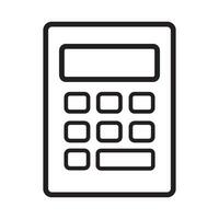 Calculator icon design vector