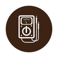 digital multimeter icon vector