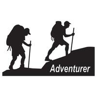 Adventurer icon design vector