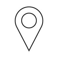 location point icon design vector