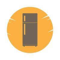 refrigerator icon design vector