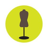 diseño de icono de maniquí vector