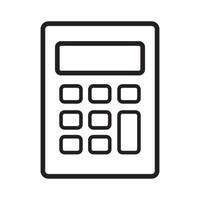 Calculator icon design vector