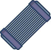 Air Filter linear color illustration vector