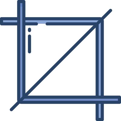 crop linear color illustration