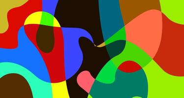 Colorful abstract fluid and psychedelic flat background for summer holiday party vector