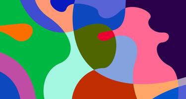Colorful abstract fluid and psychedelic flat background for summer holiday party vector