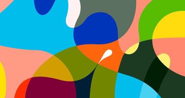 Colorful abstract fluid and psychedelic flat background for summer holiday party vector