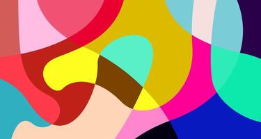 Colorful abstract fluid and psychedelic flat background for summer holiday party vector