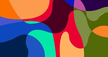 Colorful abstract fluid and psychedelic flat background for summer holiday party vector