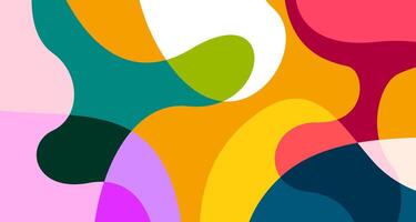 Colorful abstract fluid and psychedelic flat background for summer holiday party vector