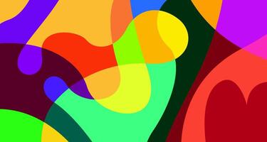 Colorful abstract fluid and psychedelic flat background for summer holiday party vector
