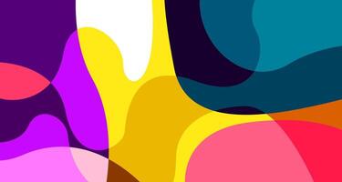 Colorful abstract fluid and psychedelic flat background for summer holiday party vector