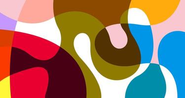 Colorful abstract fluid and psychedelic flat background for summer holiday party vector