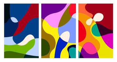 colorful abstract psychedelic liquid and fluid background pattern vector